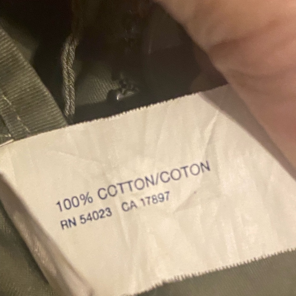 Hunter Green Lightweight Drawstring Cargo Type Ja… - image 3